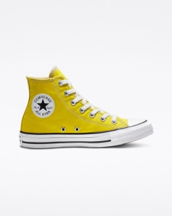 Converse Chuck Taylor All Star Seasonal Color Női Magasszárú Sárga | WTBVLHQ-HU